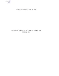 National Highway System Designation Act of 1995