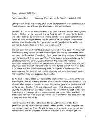 1 Transcription of 16ID1736 Deuteronomy 2&3 “Learning Where
