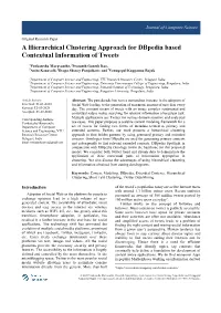 A Hierarchical Clustering Approach for Dbpedia Based Contextual Information of Tweets