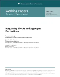 Bargaining Shocks and Aggregate Fluctuations
