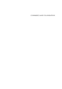 Commerce and Colonisation