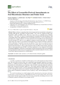 The Effect of Leonardite-Derived Amendments on Soil Microbiome