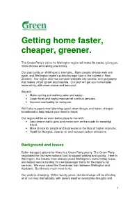 Getting Home Faster, Cheaper, Greener