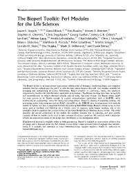 The Bioperl Toolkit: Perl Modules for the Life Sciences
