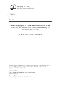 University of Zurich Posted at the Zurich Open Repository and Archive, University of Zurich