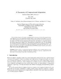 A Taxonomy of Compositional Adaptation Technical Report MSU-CSE-04-17 May 2004 (Updated July 2004)