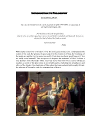 Introduction to Philosophy