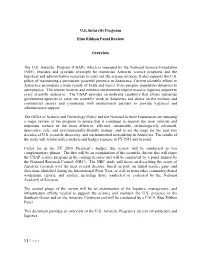 Nsf.Gov OPP-ANT: the U.S. Antarctic Program Today -- Logistics And