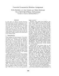 Cascaded Grammatical Relation Assignment