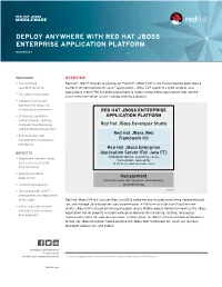 Deploy Anywhere with Red Hat Jboss Enterprise Application Platform