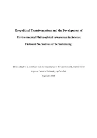 Ecopolitical Transformations and the Development of Environmental