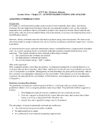 Example: Accounting in a Job Order Costing System