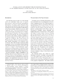 Introduction the Following Article Presents One of the Threads Which