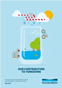 Our Contribution to Yorkshire