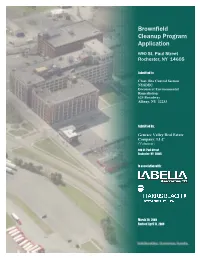 Brownfield Cleanup Program Application