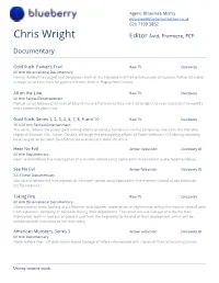 Chris Wright Editor A​ Vid, Premiere, FCP