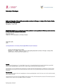University of Groningen Unity and Diversity of the Public Prosecution