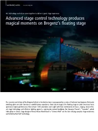 Bregenz's Floating Stage