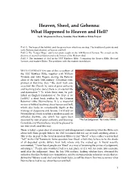 How the 1894 Revised Version Made Hell Disappear