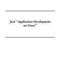 Java™ Application Development on Linux®