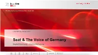 Seat & the Voice of Germany