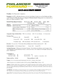 2017-2018 Fact Sheet