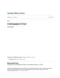 A Historiography of C Force