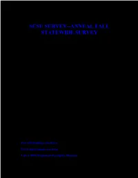 Fall 1999 Statewide Survey