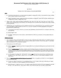 Harmonized Tariff Schedule of the United States (2020) Revision 14 Annotated for Statistical Reporting Purposes
