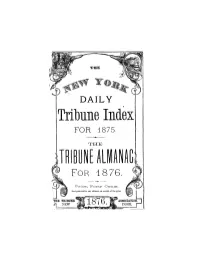 New-York Daily Tribune Index for 1875