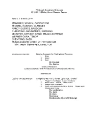 Program Notes by Jonathan Leshnoff and Dr