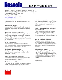 Roseola Fact Sheet