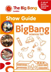 Show Guide Welcome Workshop Roadmap