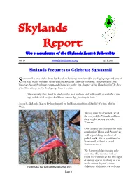 Skylands Report the E-Newsletter of the Skylands Ásatrú Fellowship