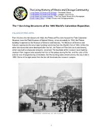 The 7 Surviving Structures of the 1893 World's Columbian Exposition