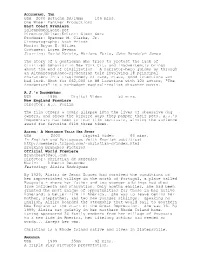 2000 Film Program Schedule