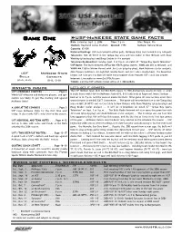 2006 USF FB Game Notes.Qxd