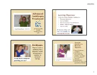 Advanced Amblyopia Treatment Learning Objectives