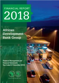 AFDB Financial Report 2018