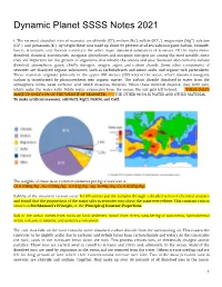 Dynamic Planet SSSS Notes 2021