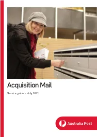 Acquisition Mail Service Guide (8839559)