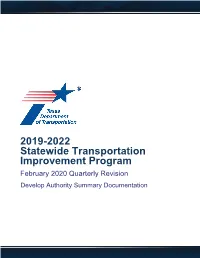 February 2020 DA Summary.Pdf