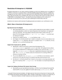 Revolution R Enterprise 6.1 README