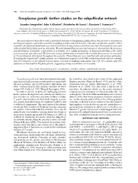 Toxoplasma Gondii: Further Studies on the Subpellicular Network
