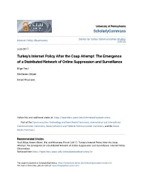 Turkey's Internet Policy After the Coup Attempt