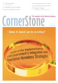 7 Does It Stand up to Scrutiny? Note from the Editor