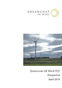 Greencoat UK Wind PLC Prospectus April 2016