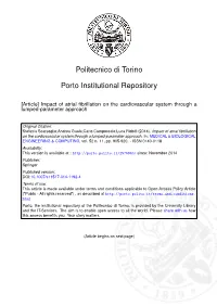 Impact of Atrial Fibrillation on the Cardiovascular System Through A