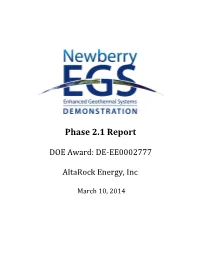 Phase 2.1 Report
