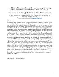 A Validated Multi-Agent Simulation Test Bed to Evaluate Congestion Pricing Policies on Population Segments by Time-Of-Day in New York City